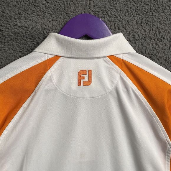 FootJoy Polo Polyester Men Size Small White Color Block - Picture 13 of 16